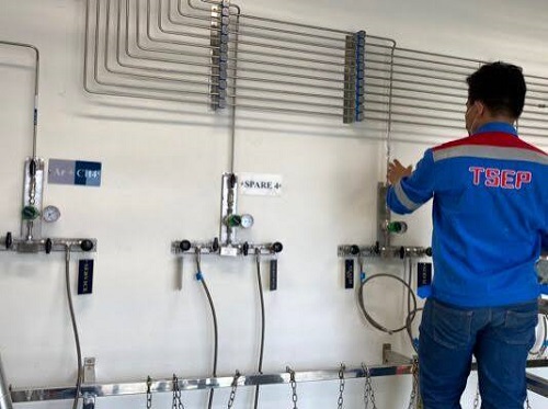 Bổ sung đường khí nén cho phòng hóa nghiệm